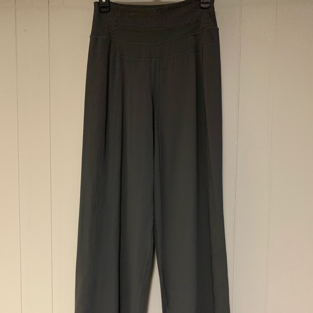 Grey Lululemon Wide Leg Pant